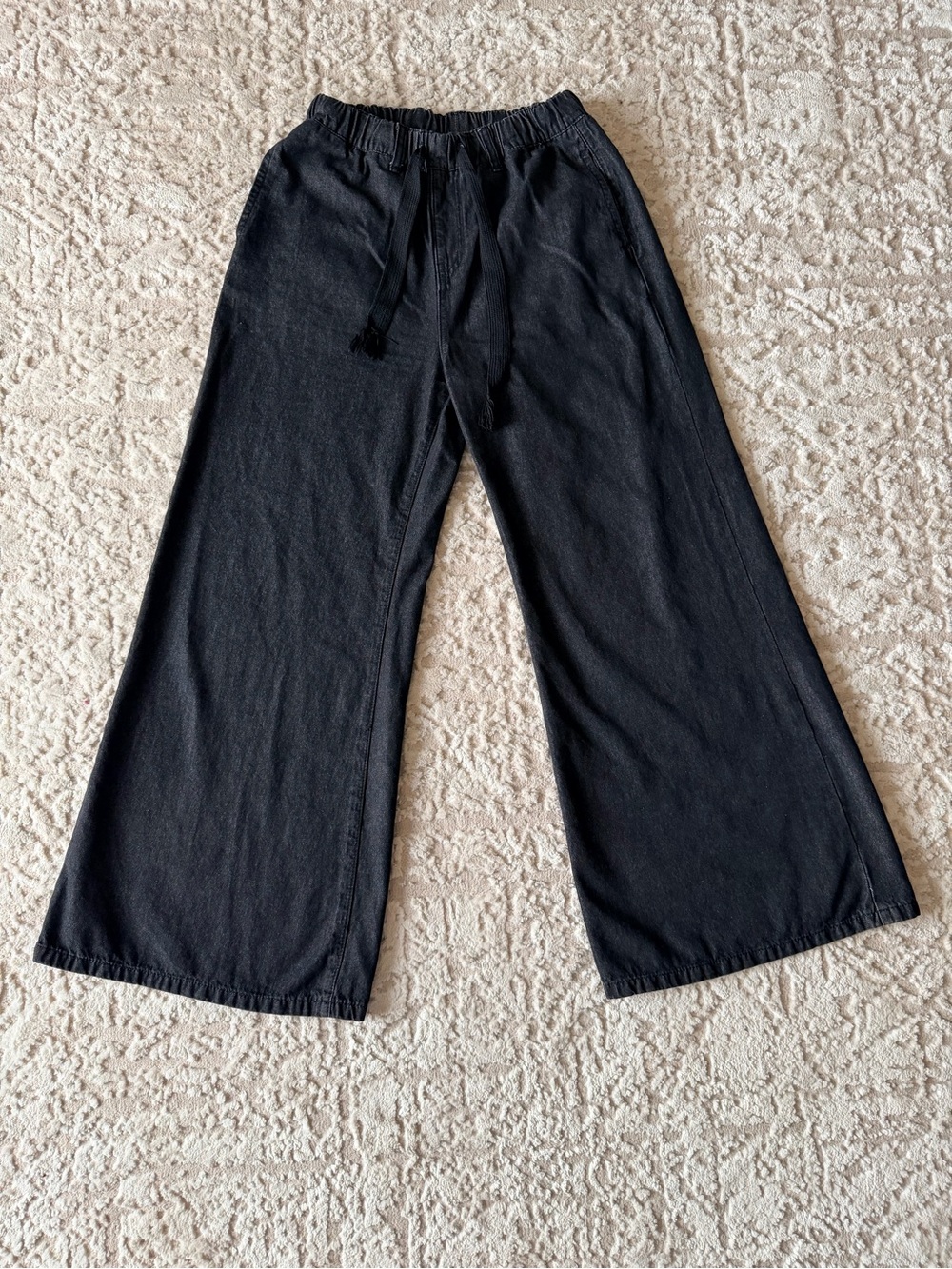 CIDER Drawstring Baggy Jeans Women Wide Leg Jeans with Pockets